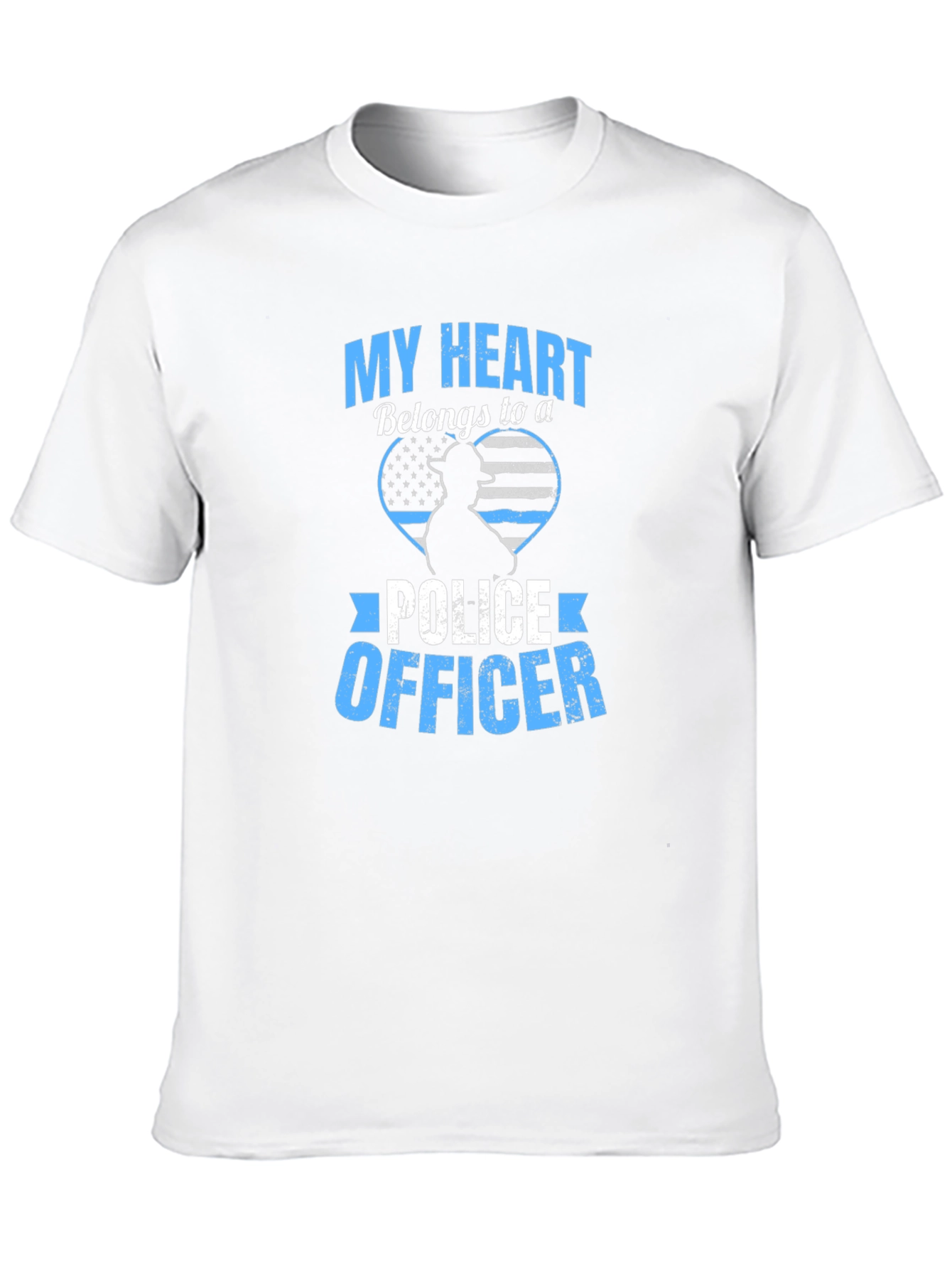 My Heart Belongs to a Police Officer T-Shirt