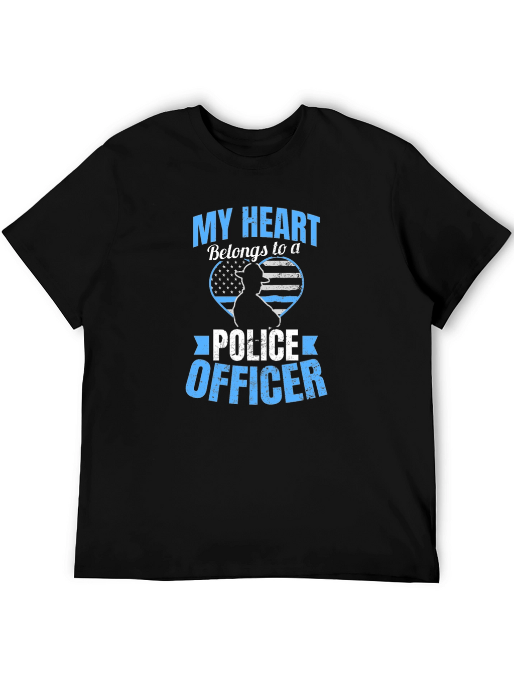 My Heart Belongs to a Police Officer T-Shirt