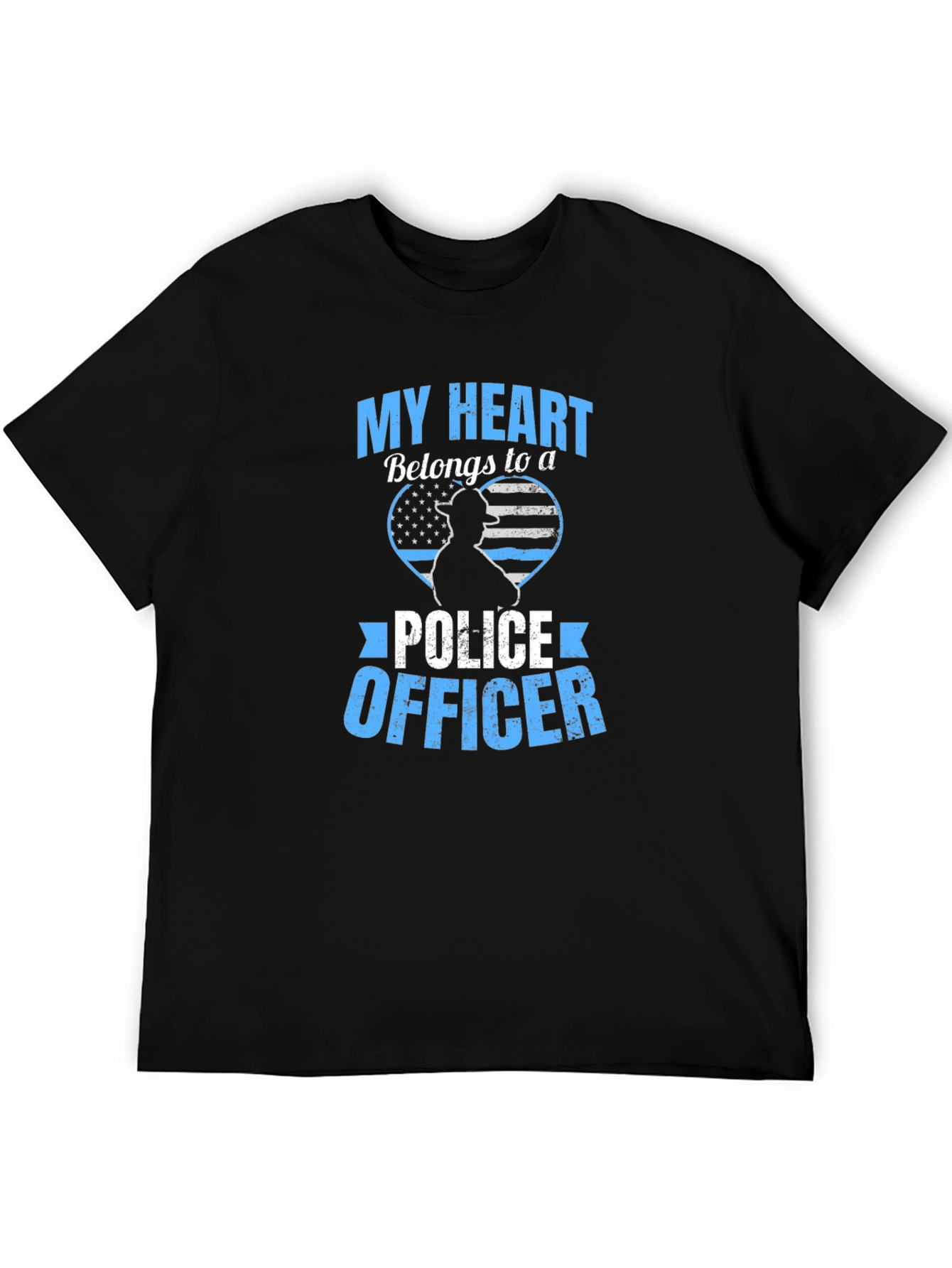 My Heart Belongs to a Police Officer T-Shirt