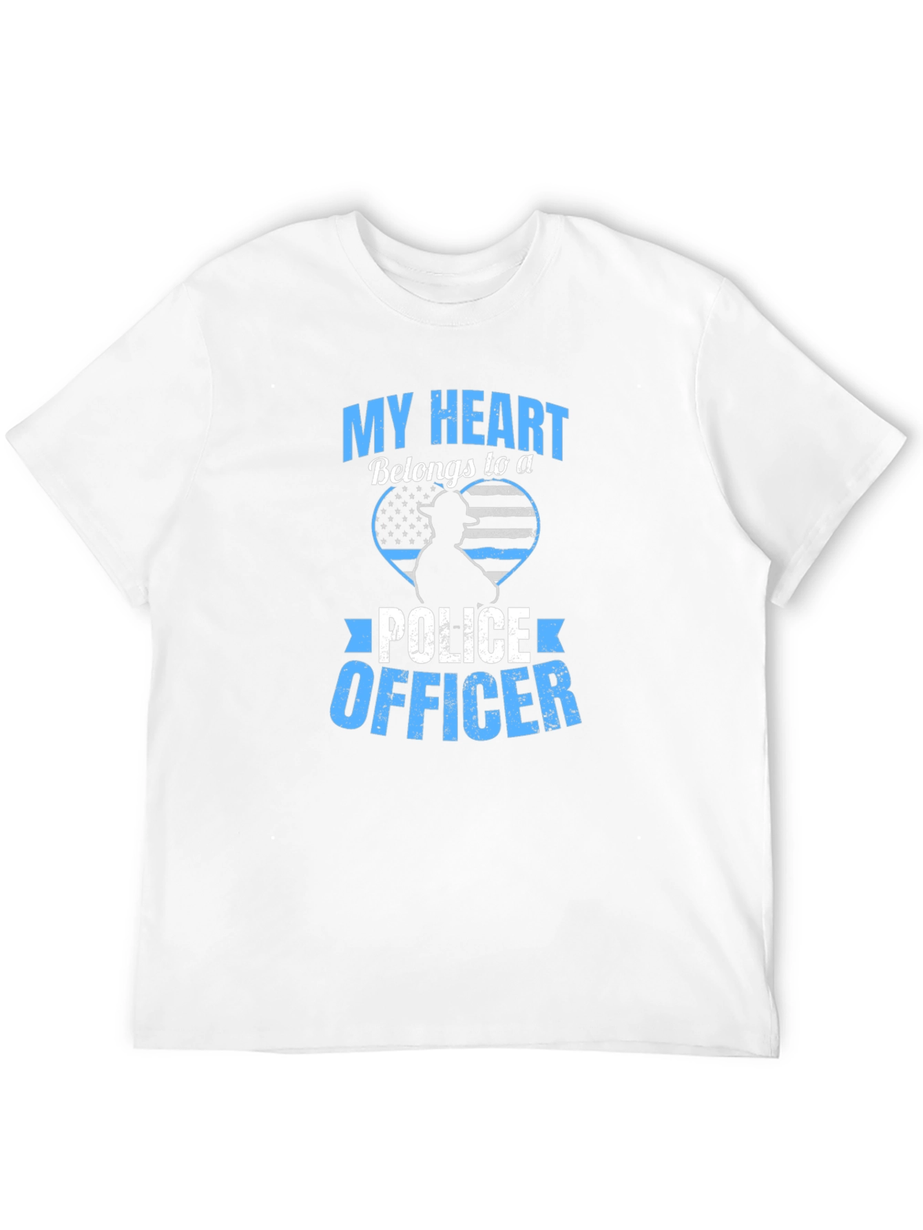 My Heart Belongs to a Police Officer T-Shirt
