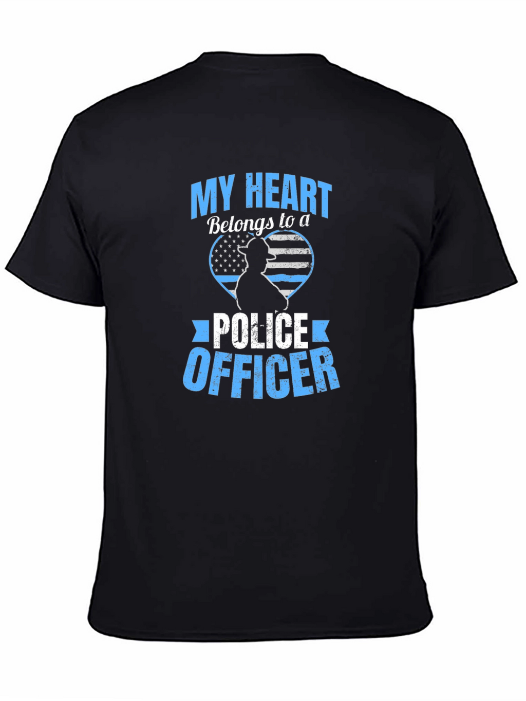 My Heart Belongs to a Police Officer T-Shirt
