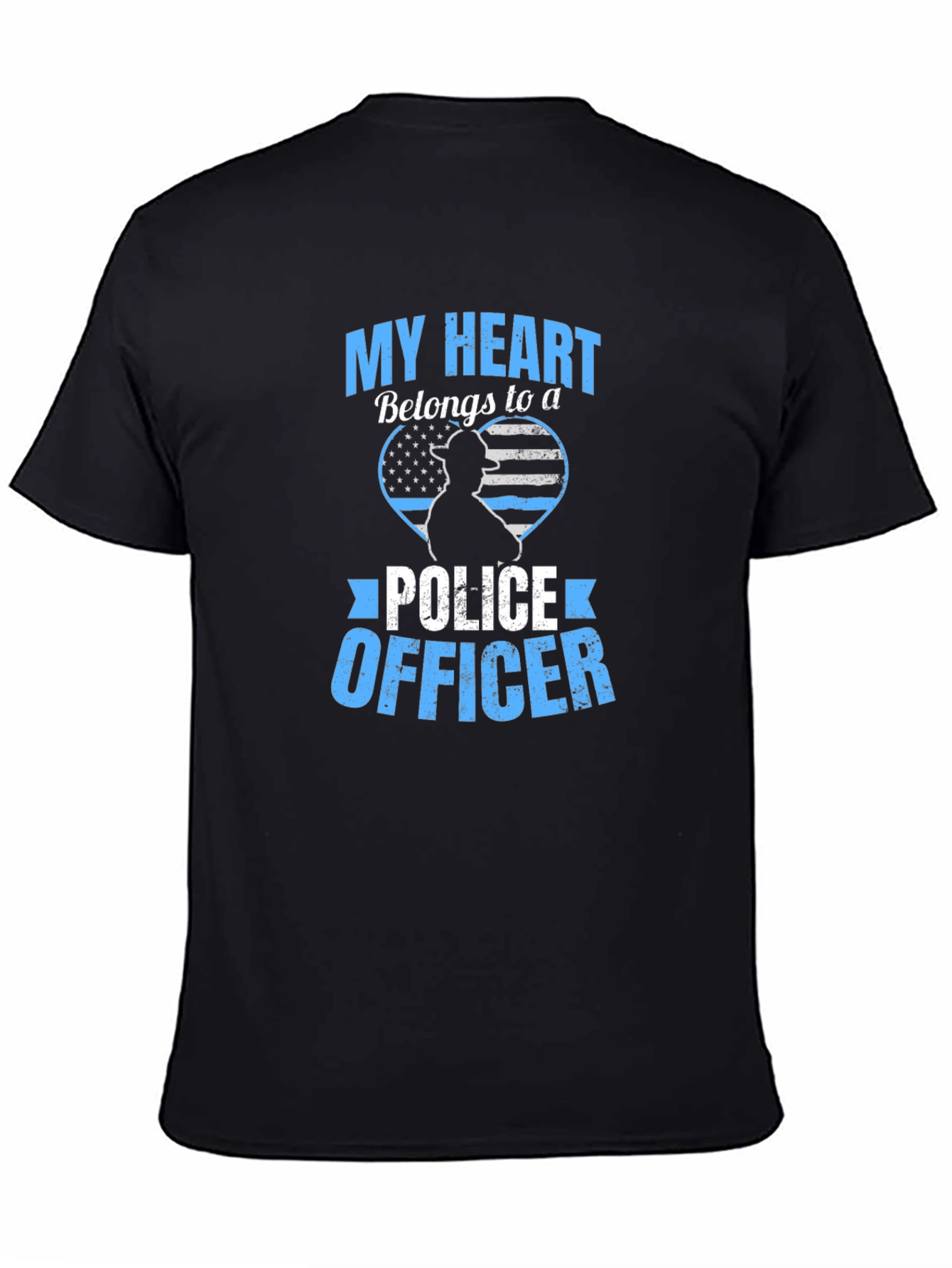 My Heart Belongs to a Police Officer T-Shirt