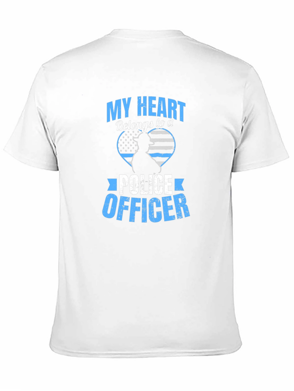 My Heart Belongs to a Police Officer T-Shirt
