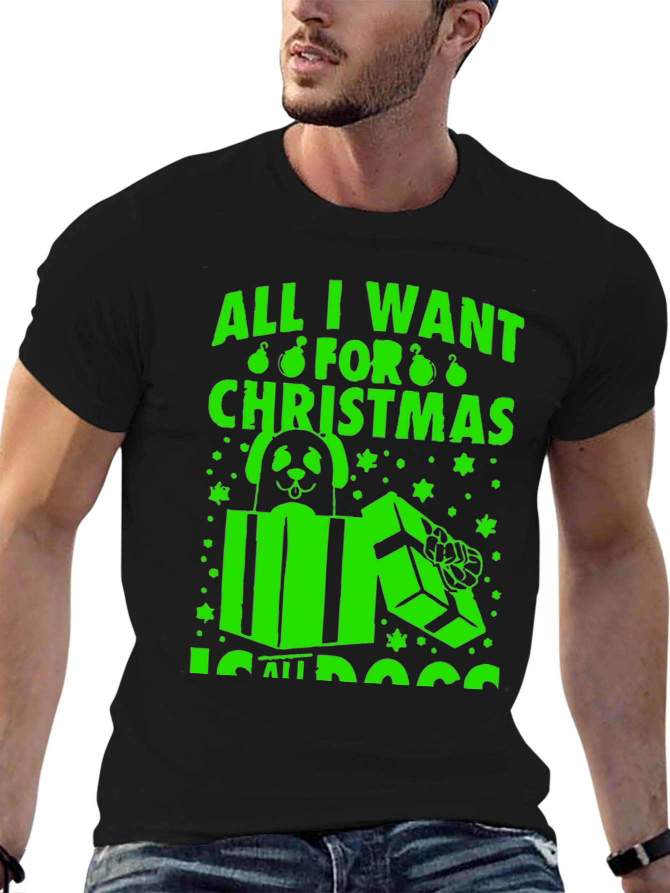 All I Want For Christmas Is All Dogs T-Shirt