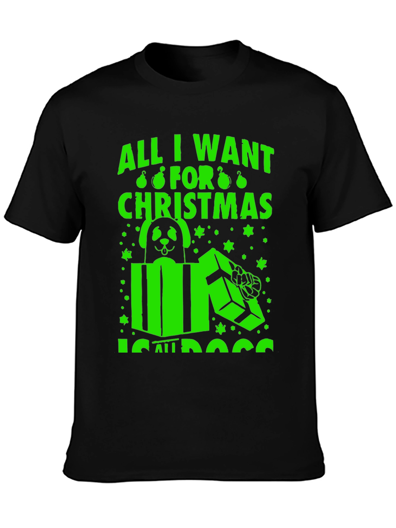 All I Want For Christmas Is All Dogs T-Shirt