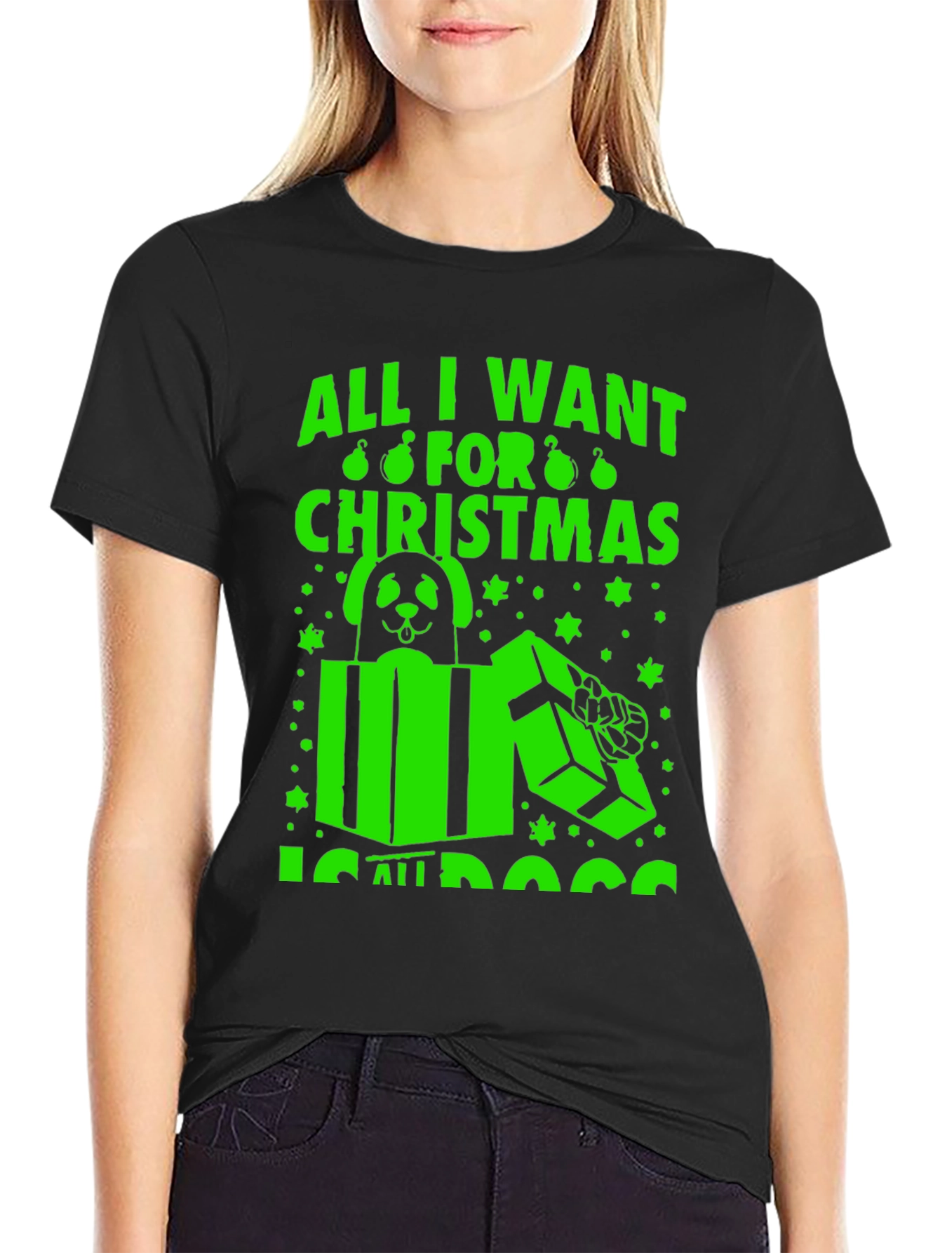 All I Want For Christmas Is All Dogs T-Shirt