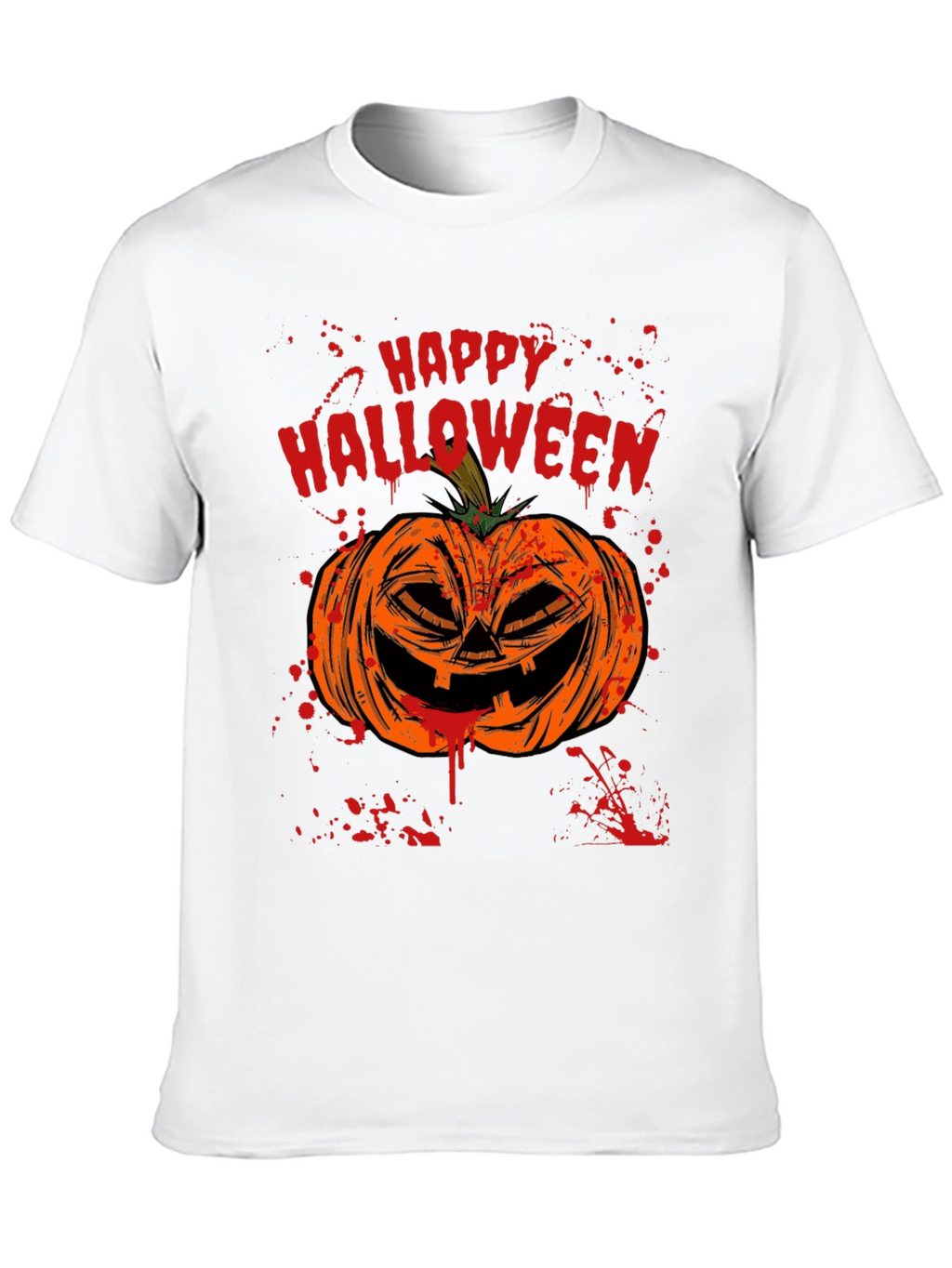 Happy Halloween Pumpkin Graphic T-Shirt