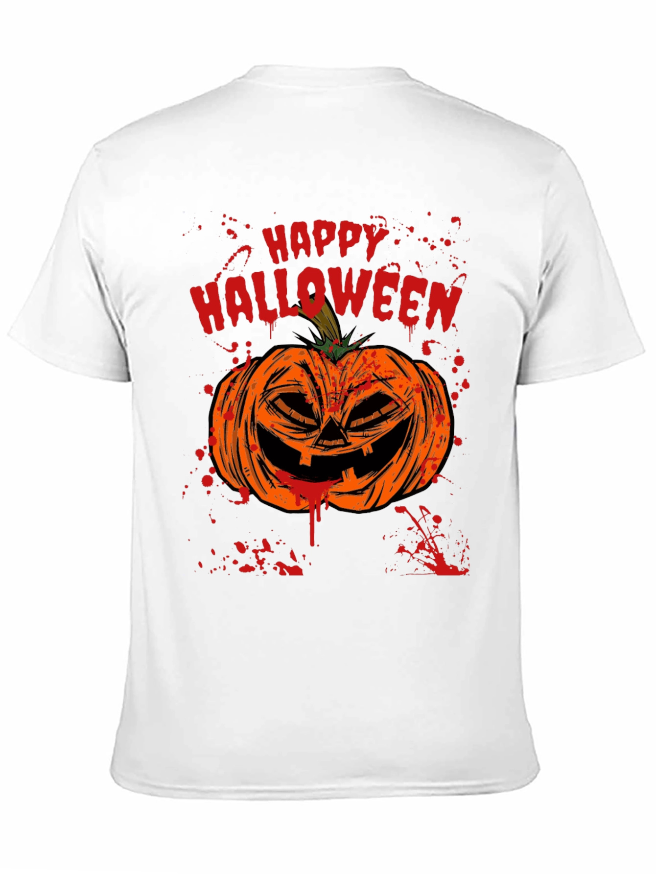 Happy Halloween Pumpkin Graphic T-Shirt