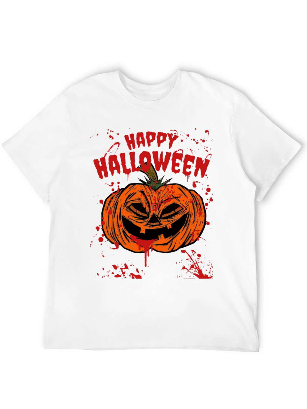 Happy Halloween Pumpkin Graphic T-Shirt