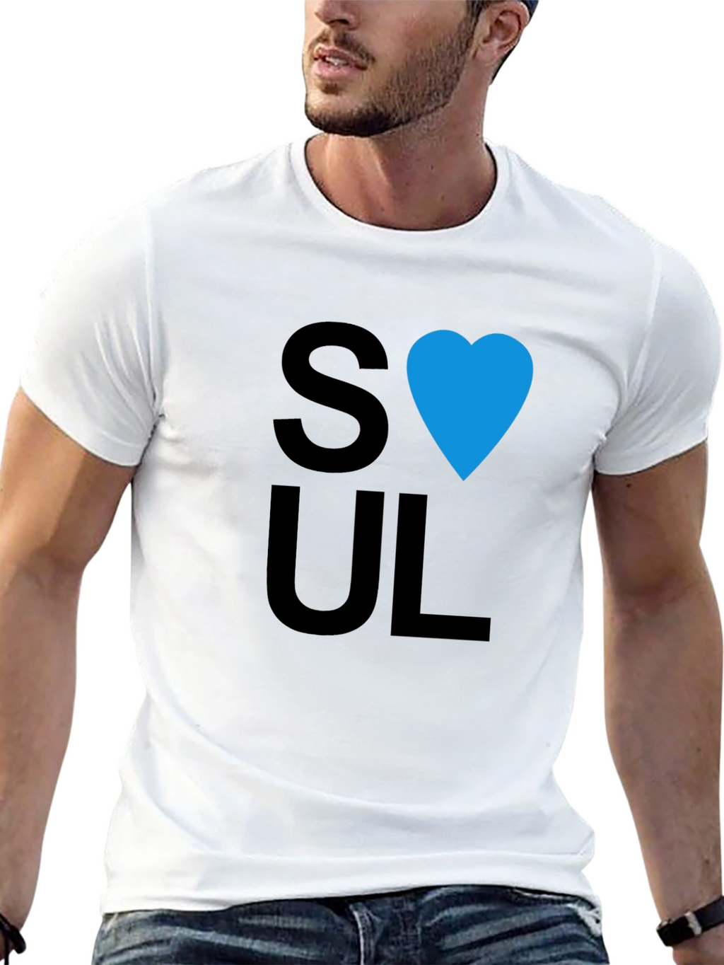 Soul Heart Graphic T-Shirt - Black