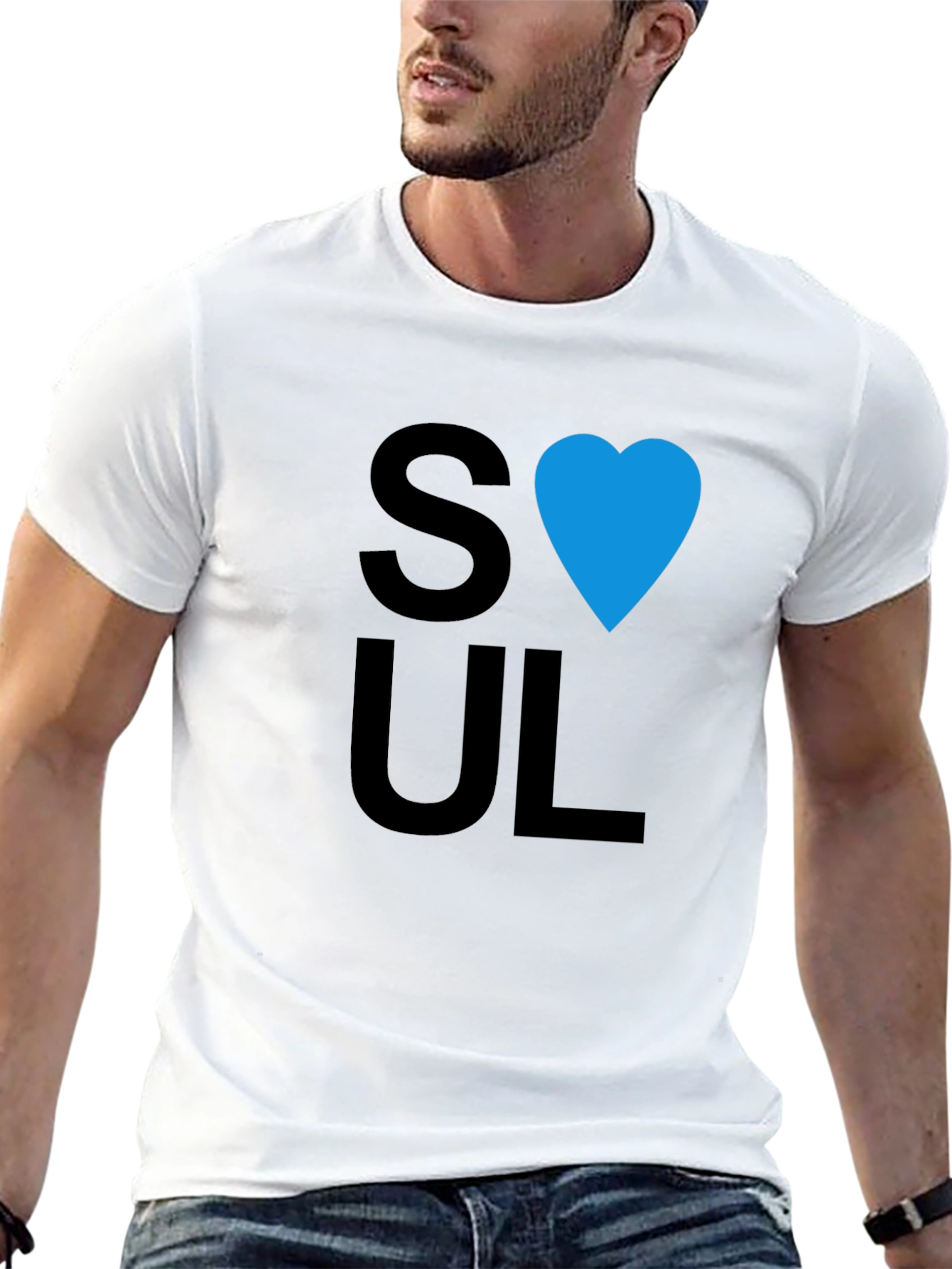 Soul Heart Graphic T-Shirt - Black