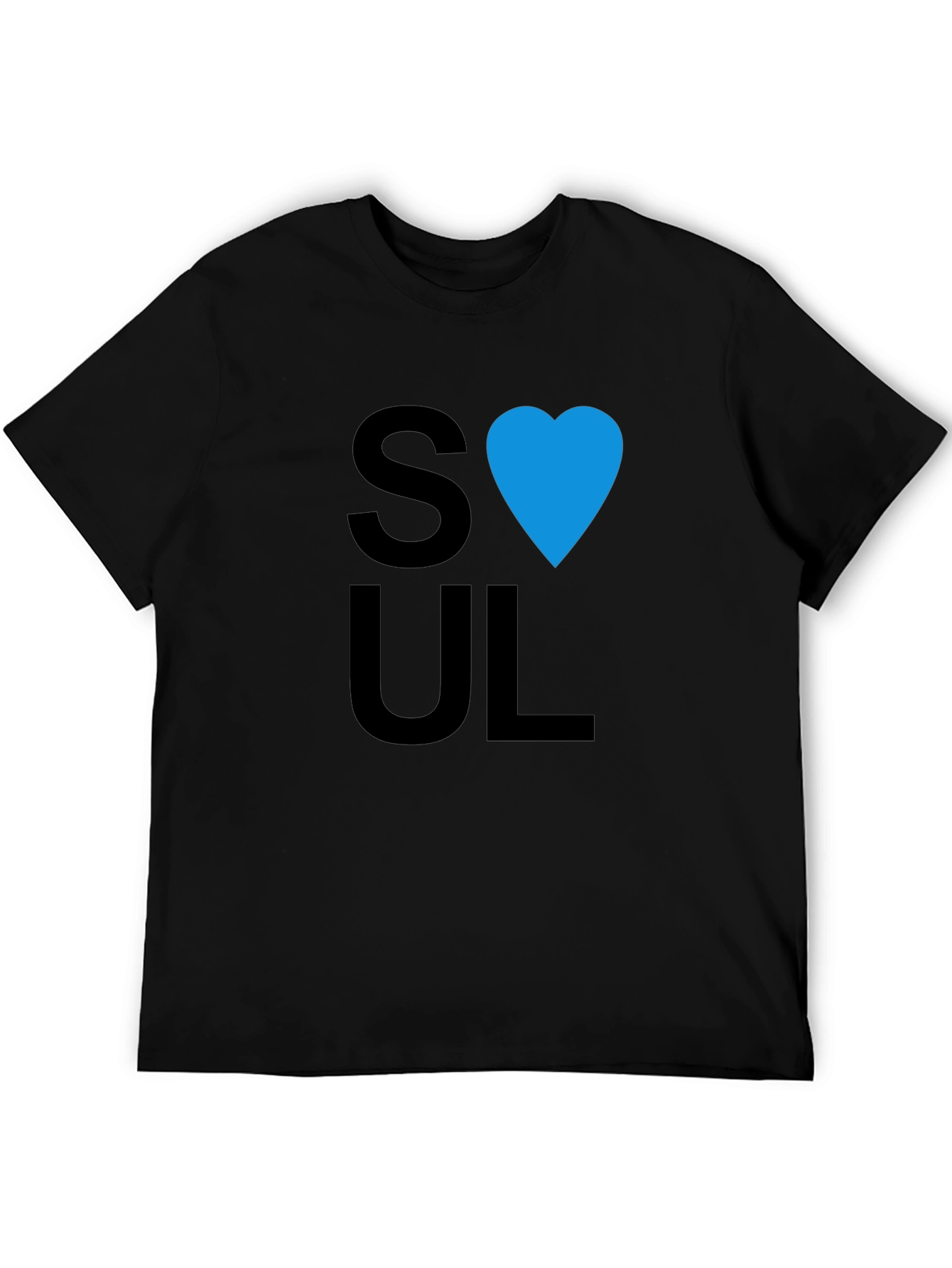 Soul Heart Graphic T-Shirt - Black