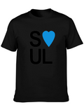 Soul Heart Graphic T-Shirt - Black