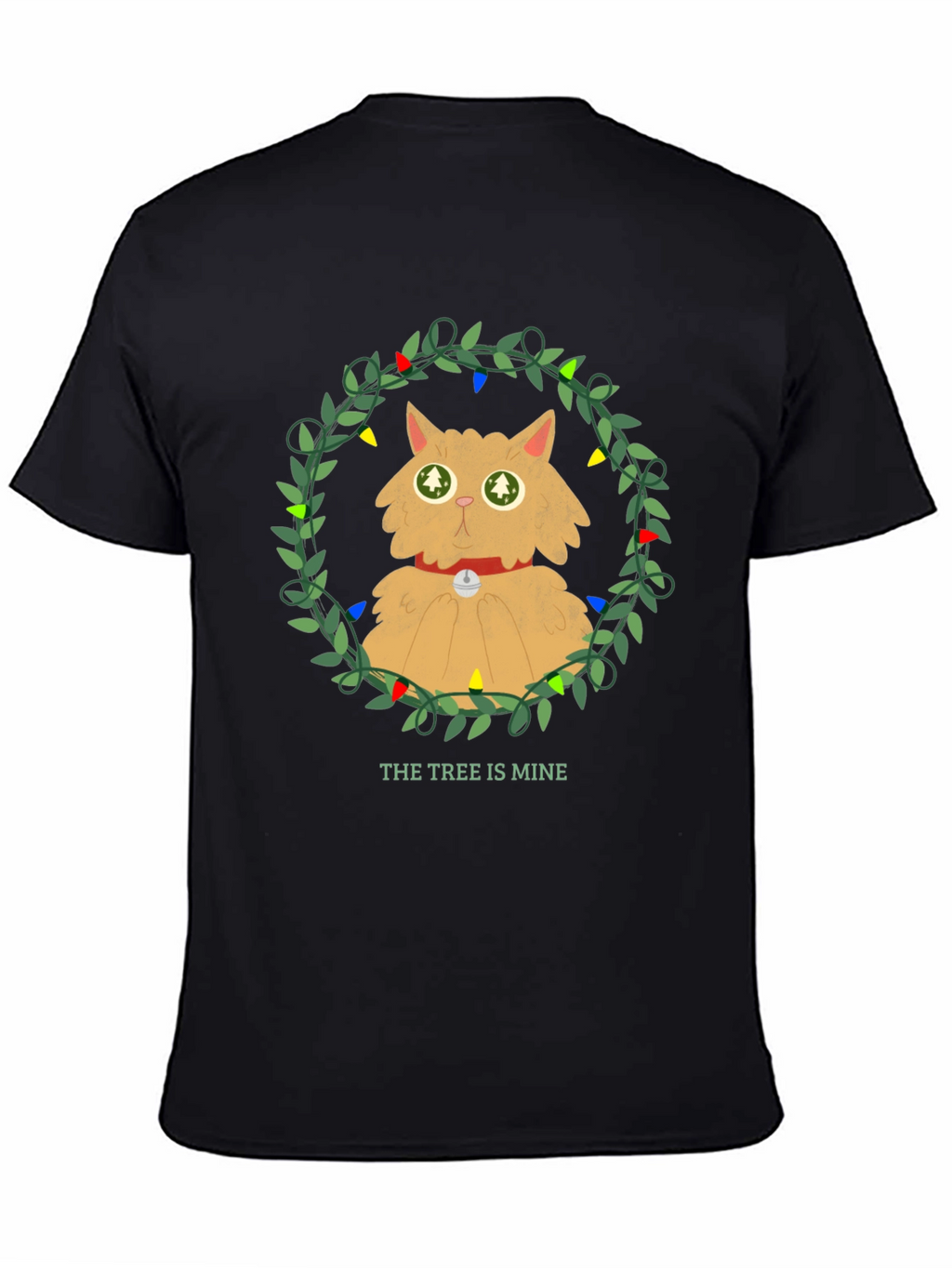 Funny Christmas Cat Tree T-Shirt