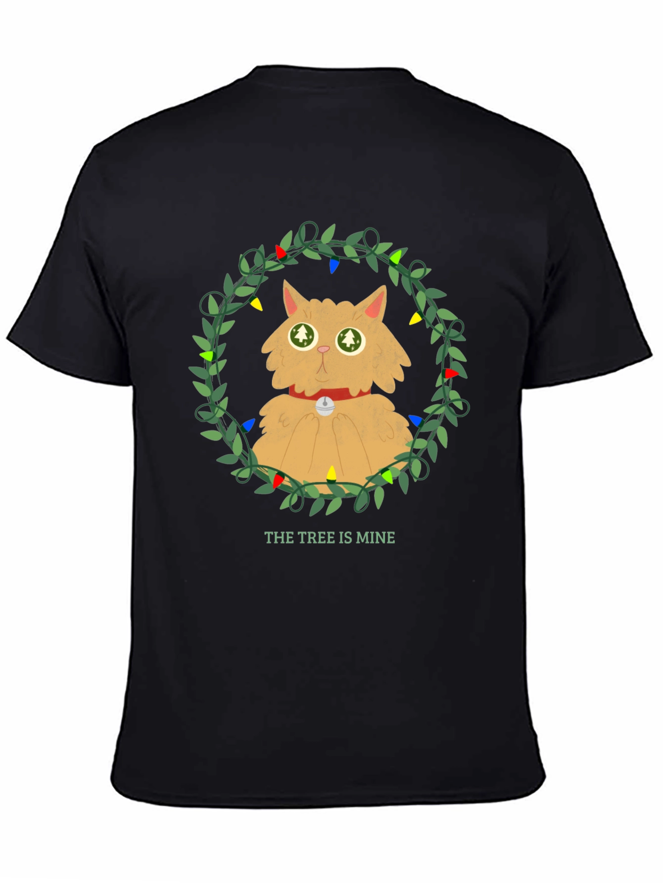 Funny Christmas Cat Tree T-Shirt