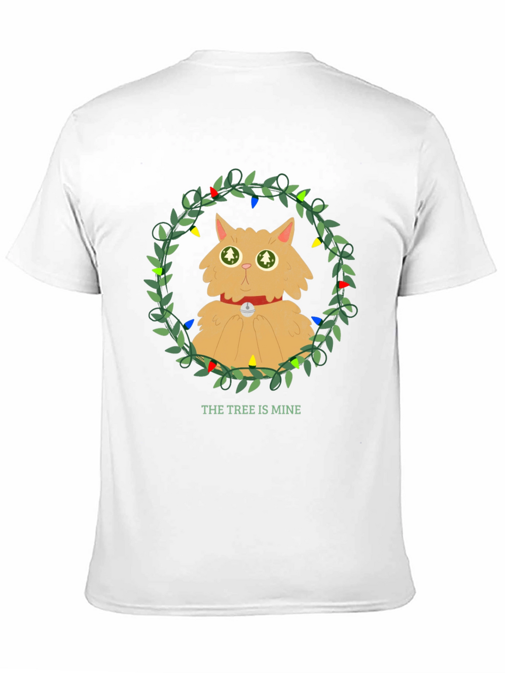 Funny Christmas Cat Tree T-Shirt