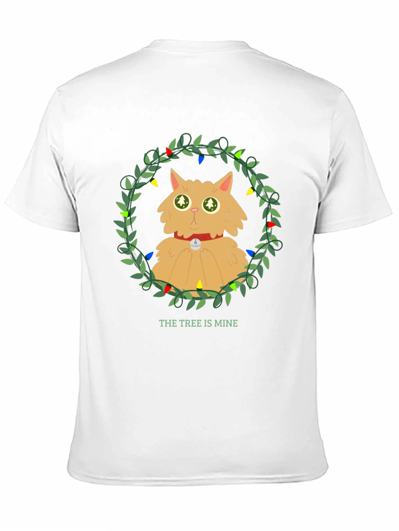 Funny Christmas Cat Tree T-Shirt