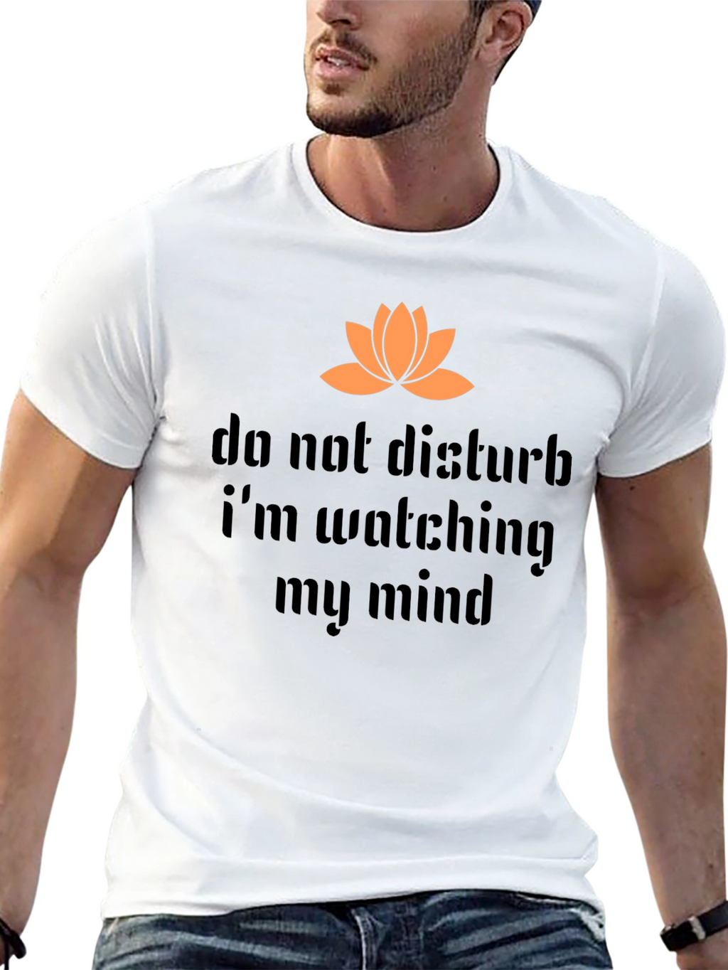 Do Not Disturb Mind Watching Graphic Tee