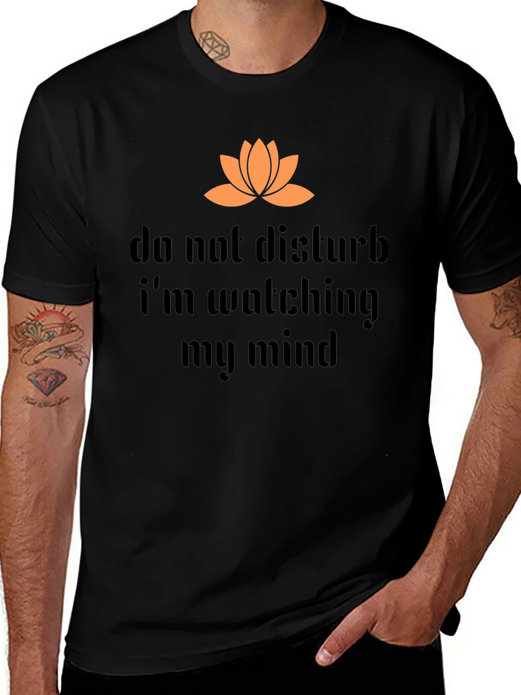 Do Not Disturb Mind Watching Graphic Tee