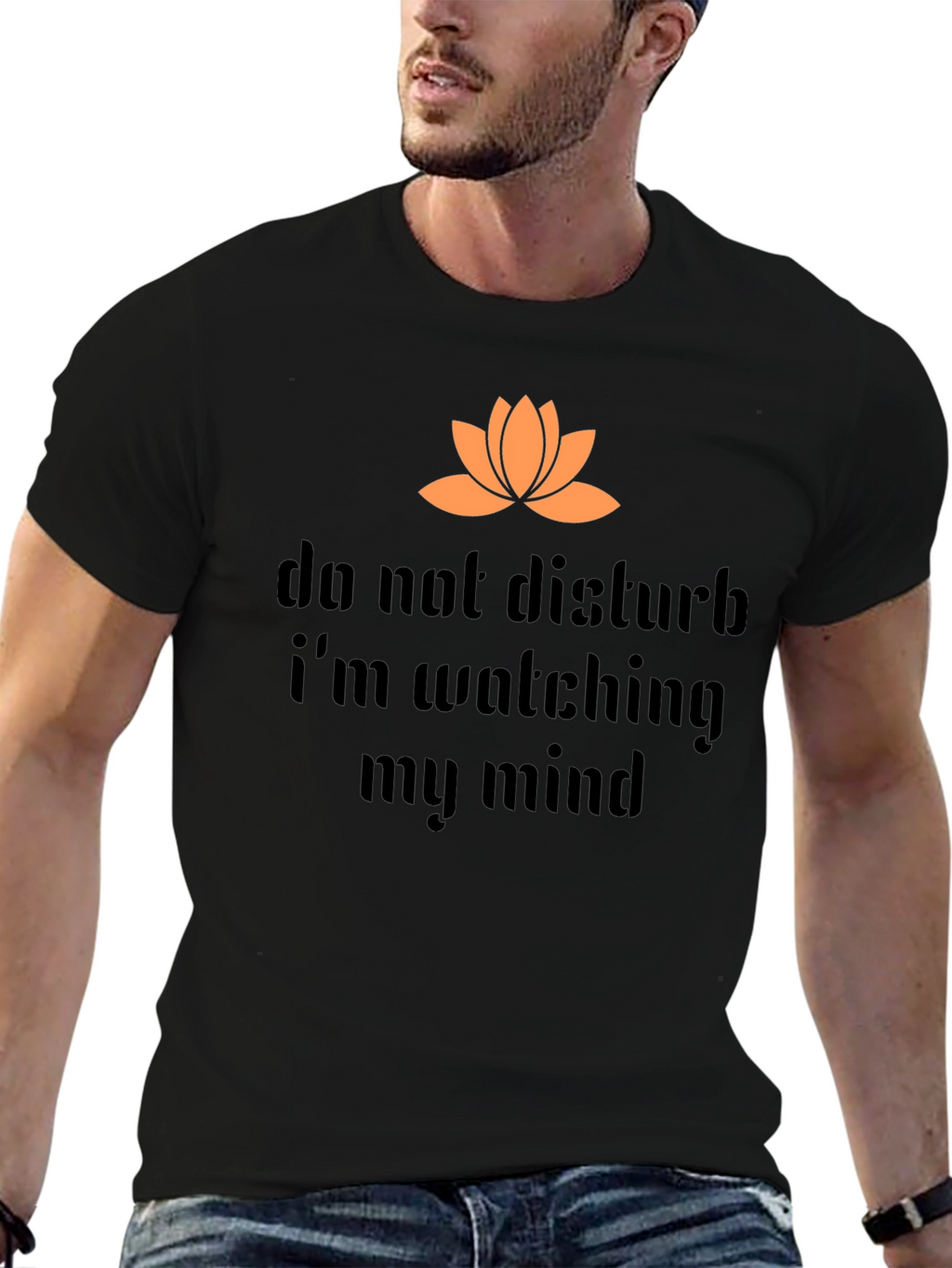 Do Not Disturb Mind Watching Graphic Tee