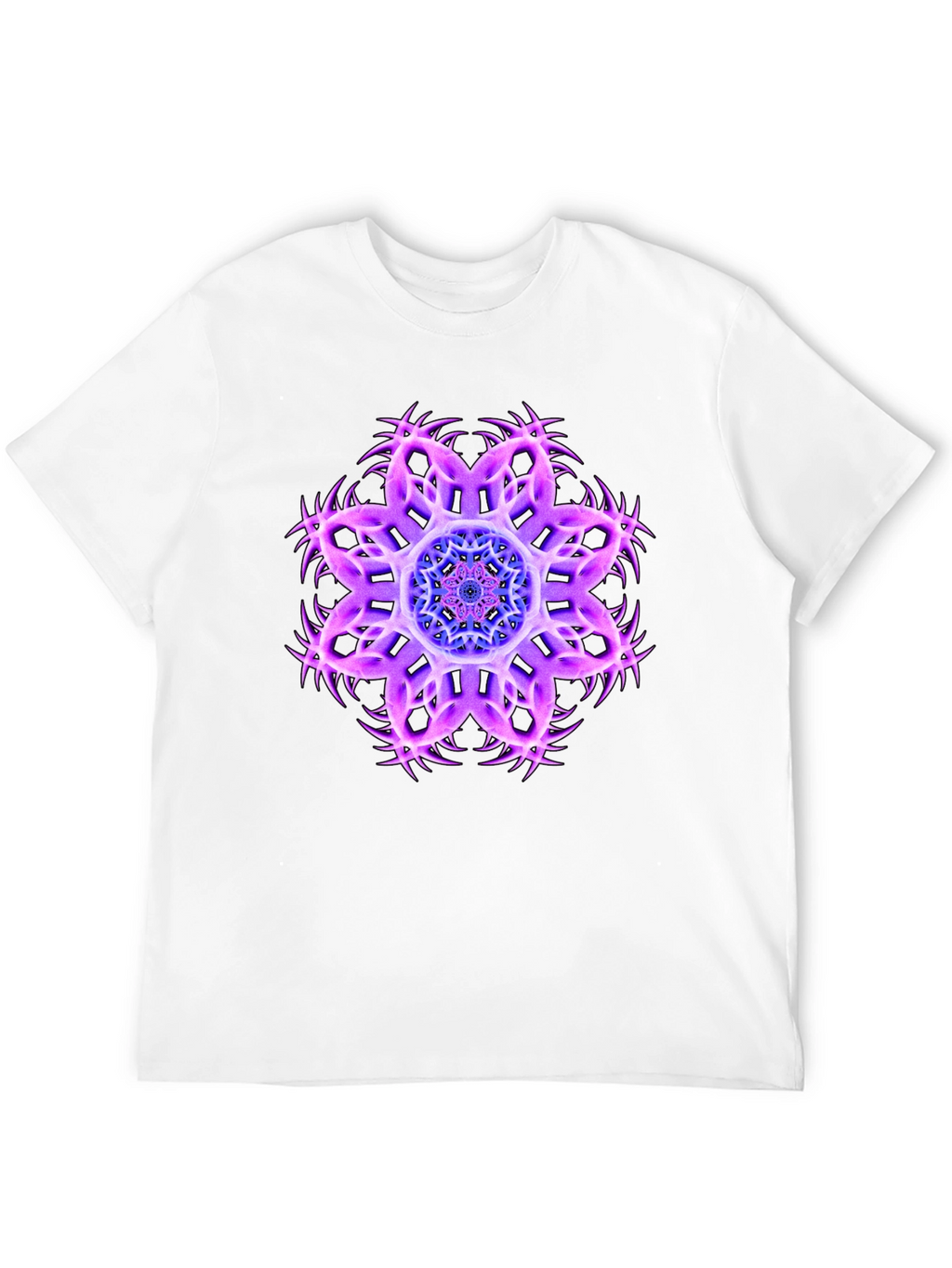 Cosmic Bloom Black Tee