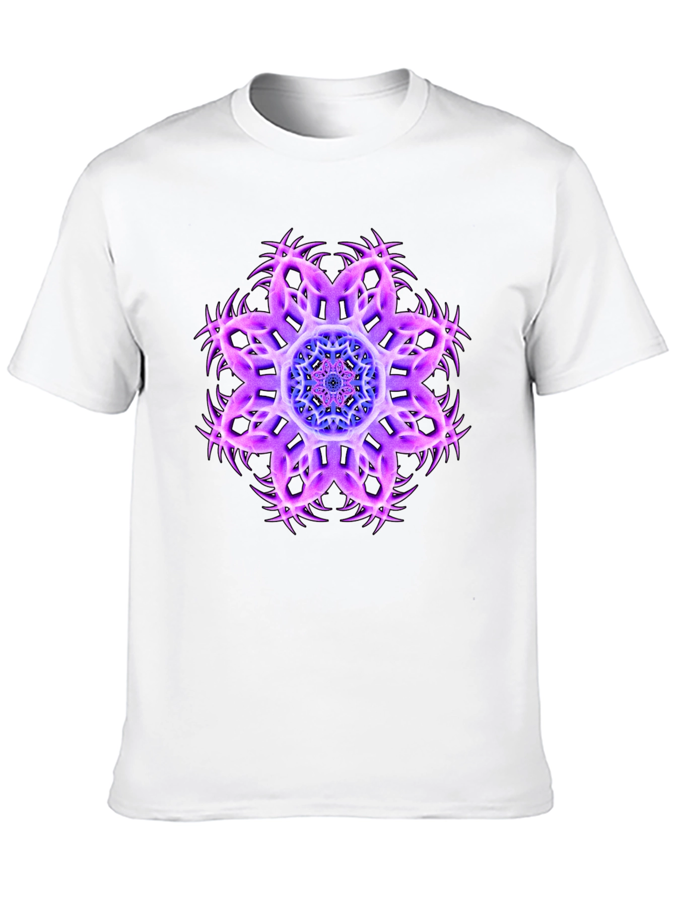Cosmic Bloom Black Tee