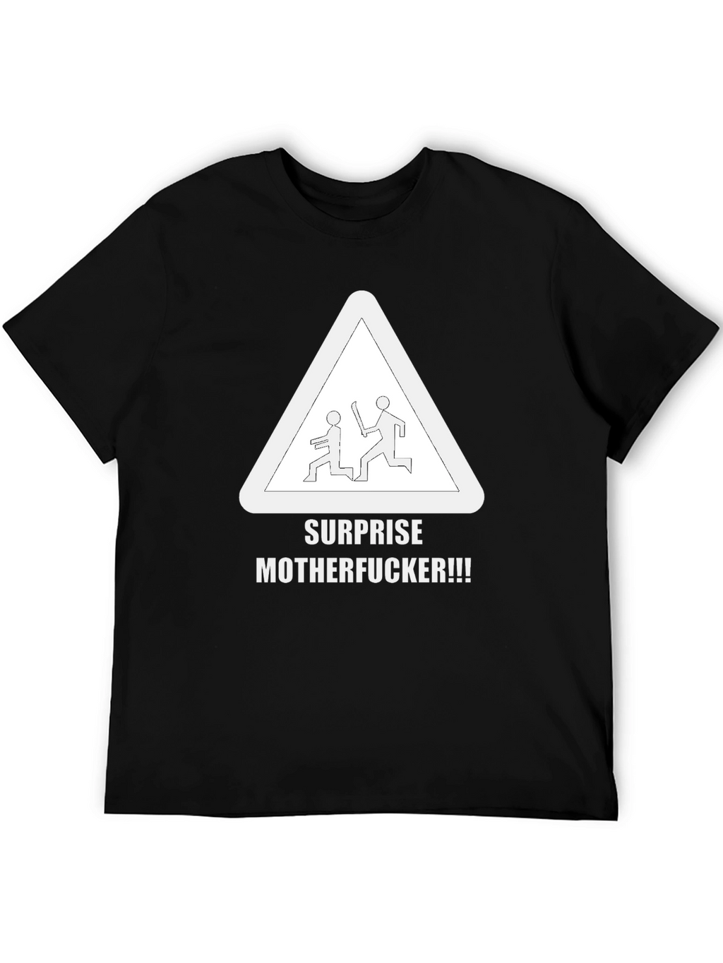Surprise Graphic Tee - Dark Humor T-Shirt