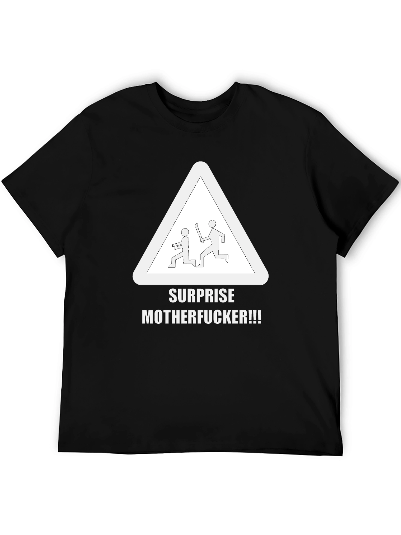 Surprise Graphic Tee - Dark Humor T-Shirt
