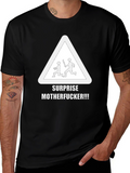 Surprise Graphic Tee - Dark Humor T-Shirt