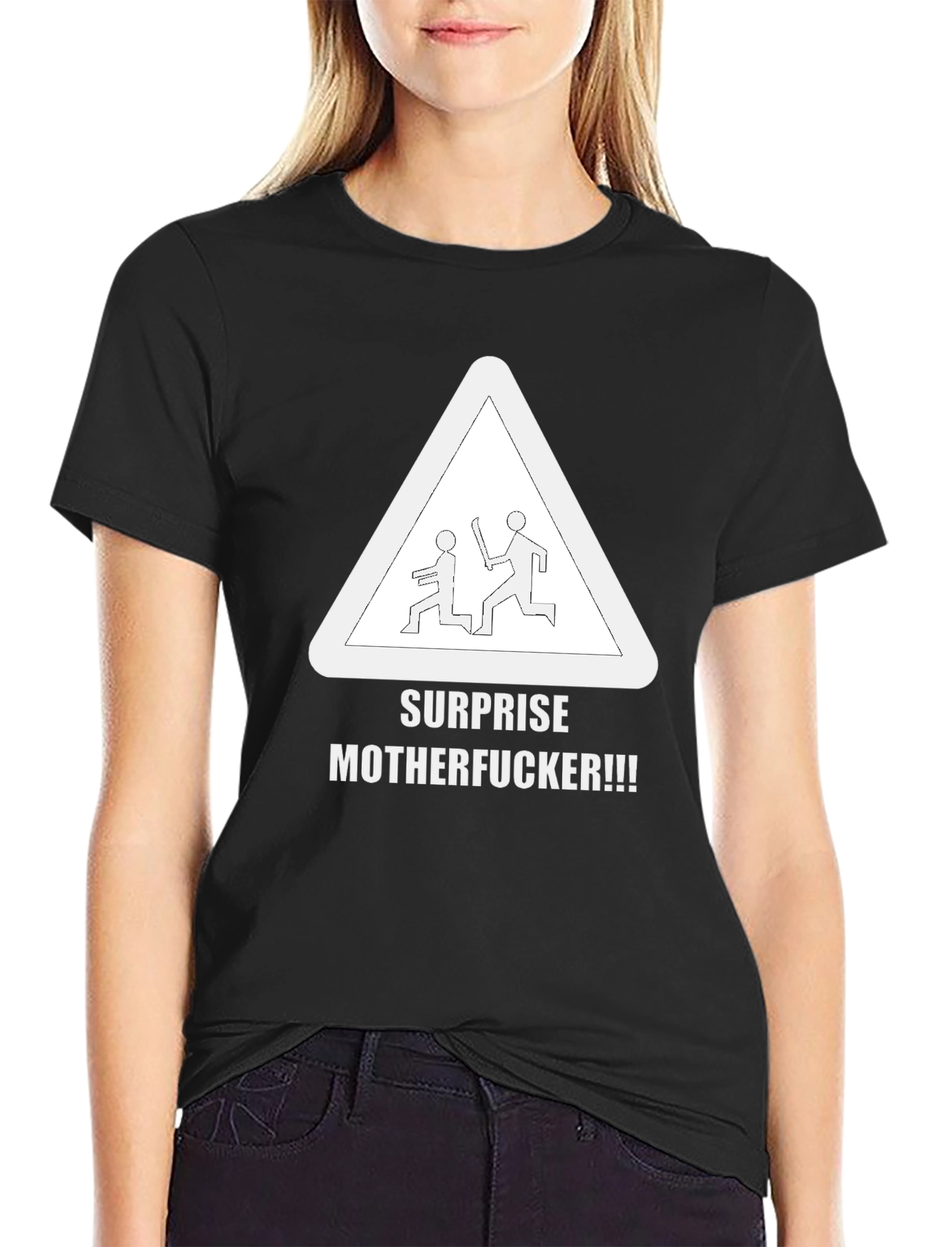 Surprise Graphic Tee - Dark Humor T-Shirt