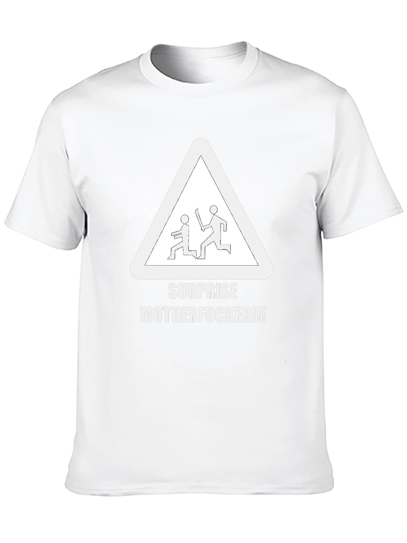 Surprise Graphic Tee - Dark Humor T-Shirt