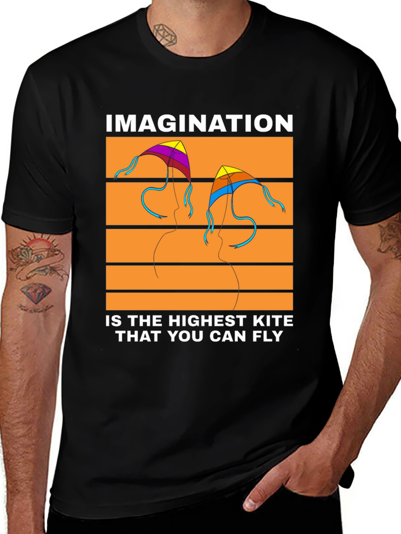 Imagination Kite Graphic T-Shirt