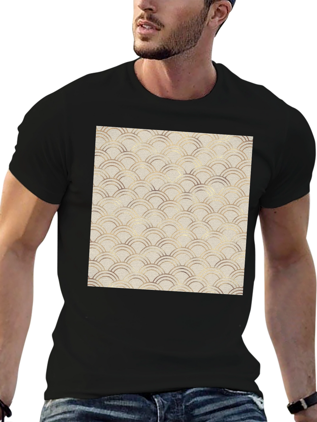 Stylish Wave Pattern Tee