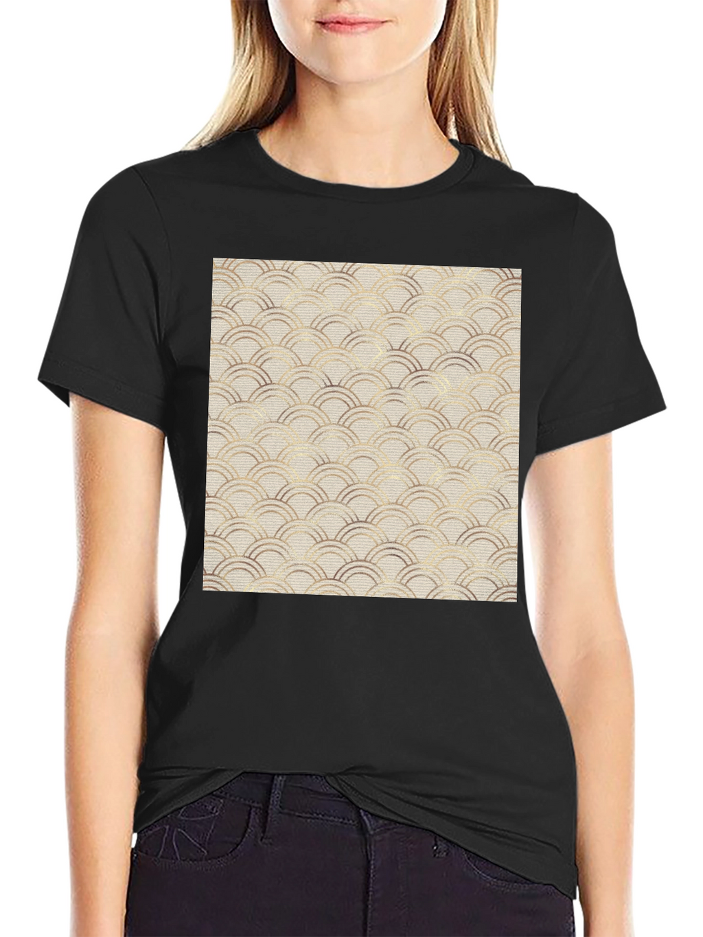 Stylish Wave Pattern Tee
