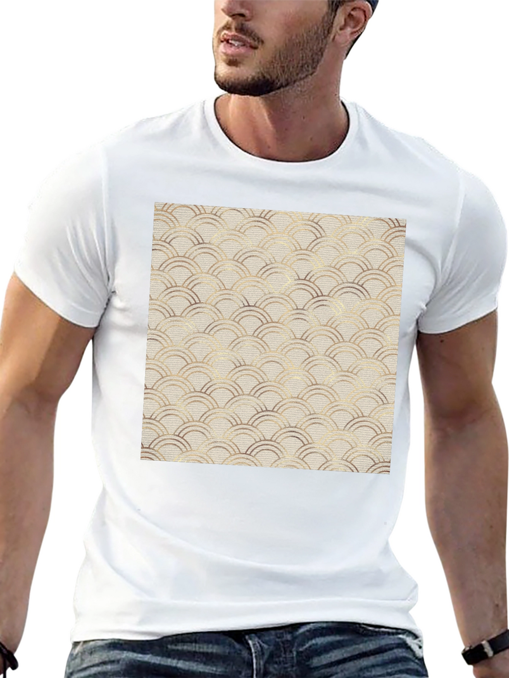 Stylish Wave Pattern Tee