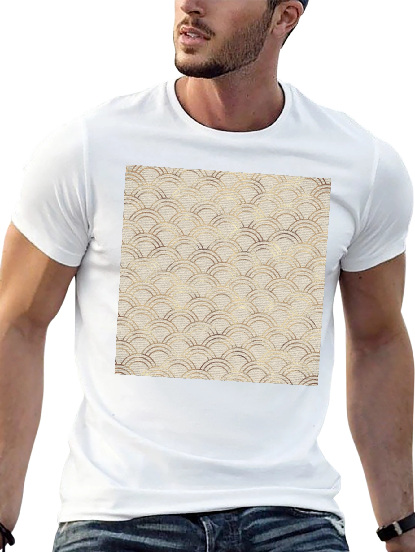 Stylish Wave Pattern Tee