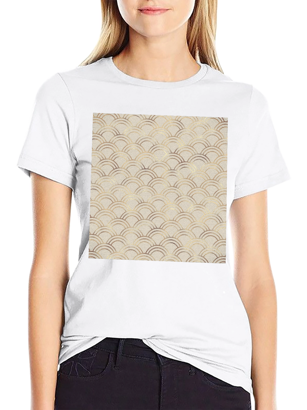 Stylish Wave Pattern Tee