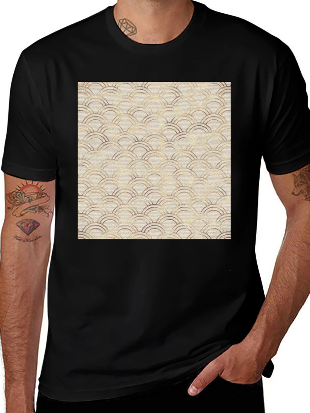 Stylish Wave Pattern Tee