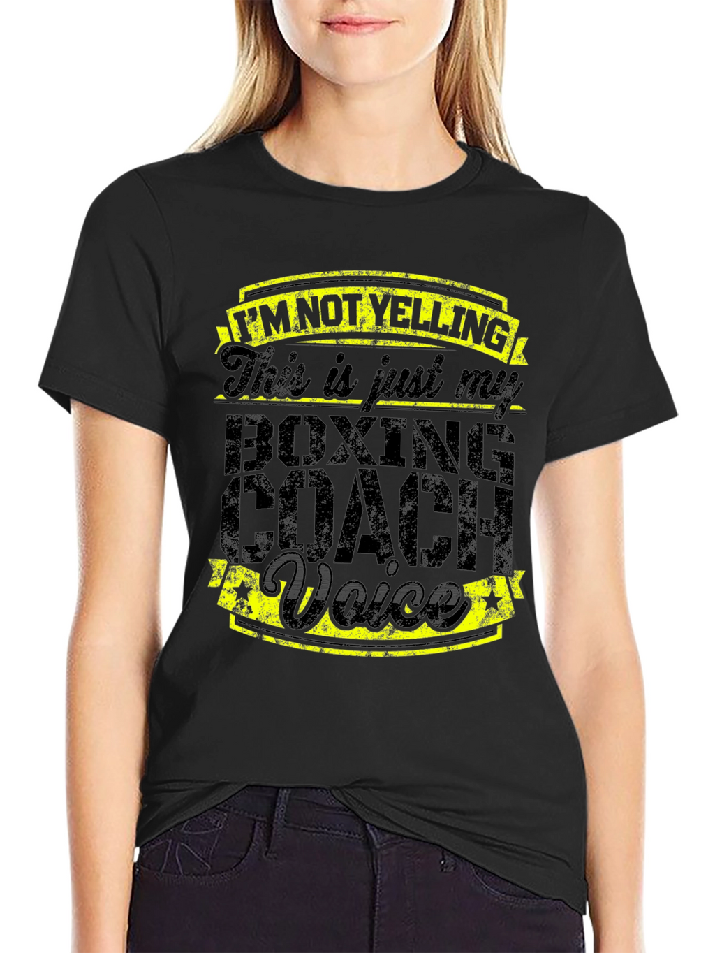 Boxing Coach Voice Graphic T-Shirt