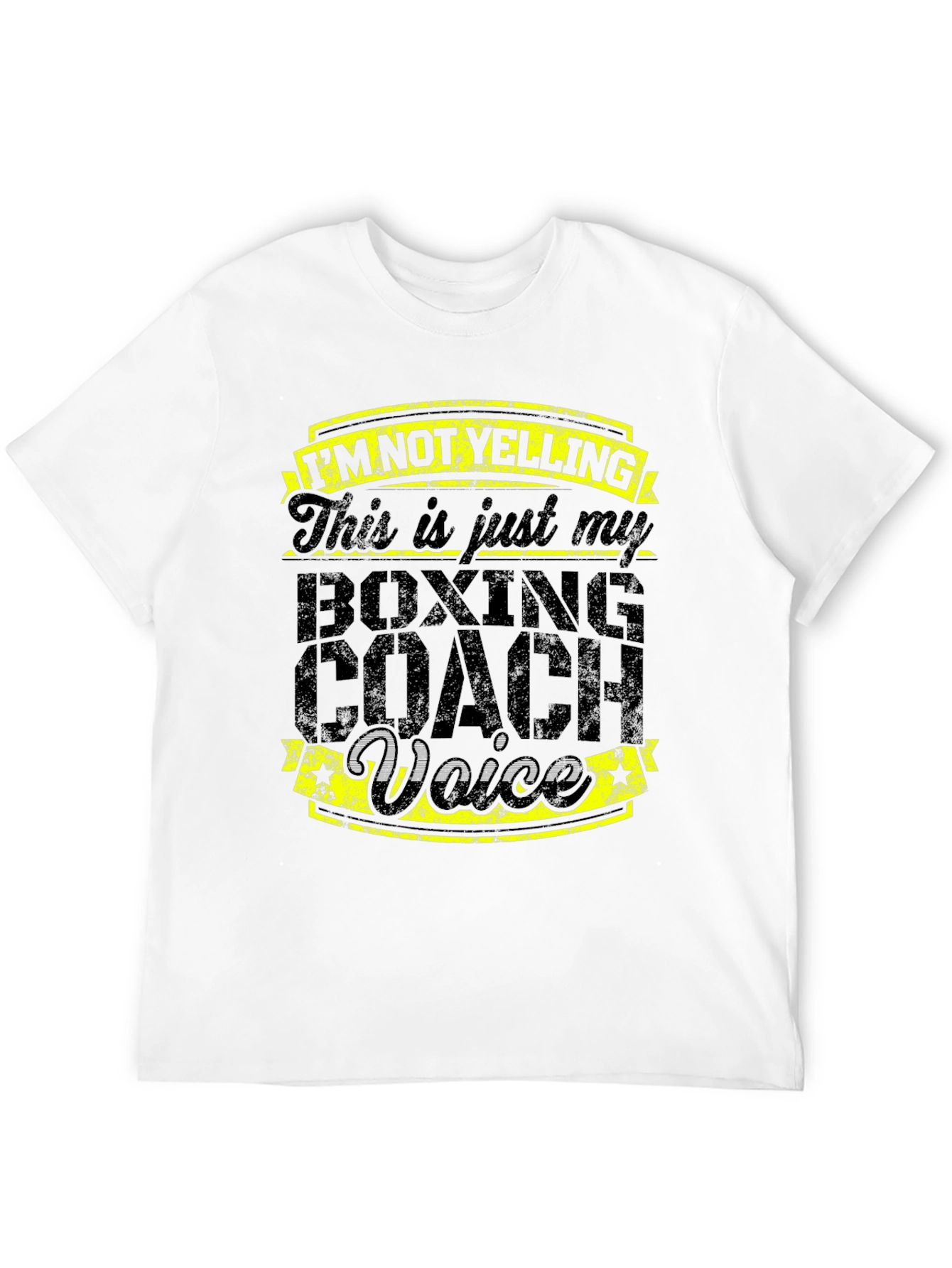 Boxing Coach Voice Graphic T-Shirt