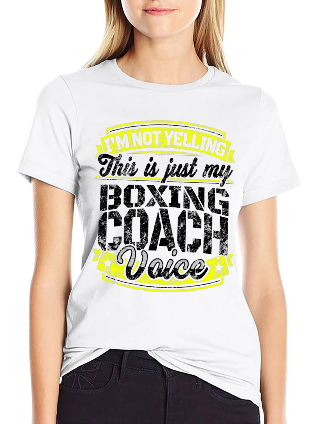 Boxing Coach Voice Graphic T-Shirt