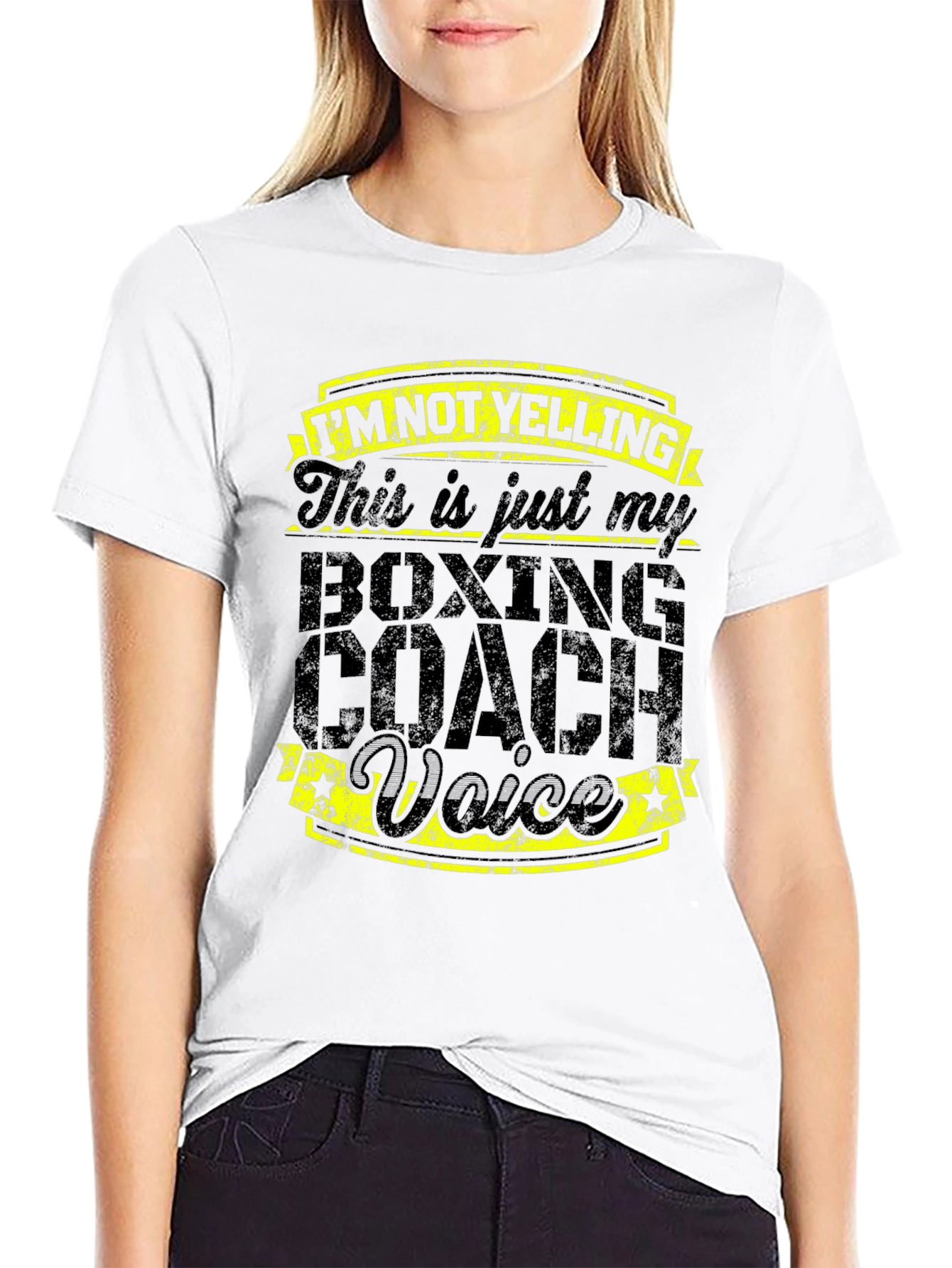 Boxing Coach Voice Graphic T-Shirt