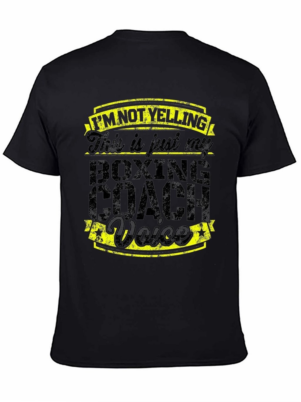 Boxing Coach Voice Graphic T-Shirt