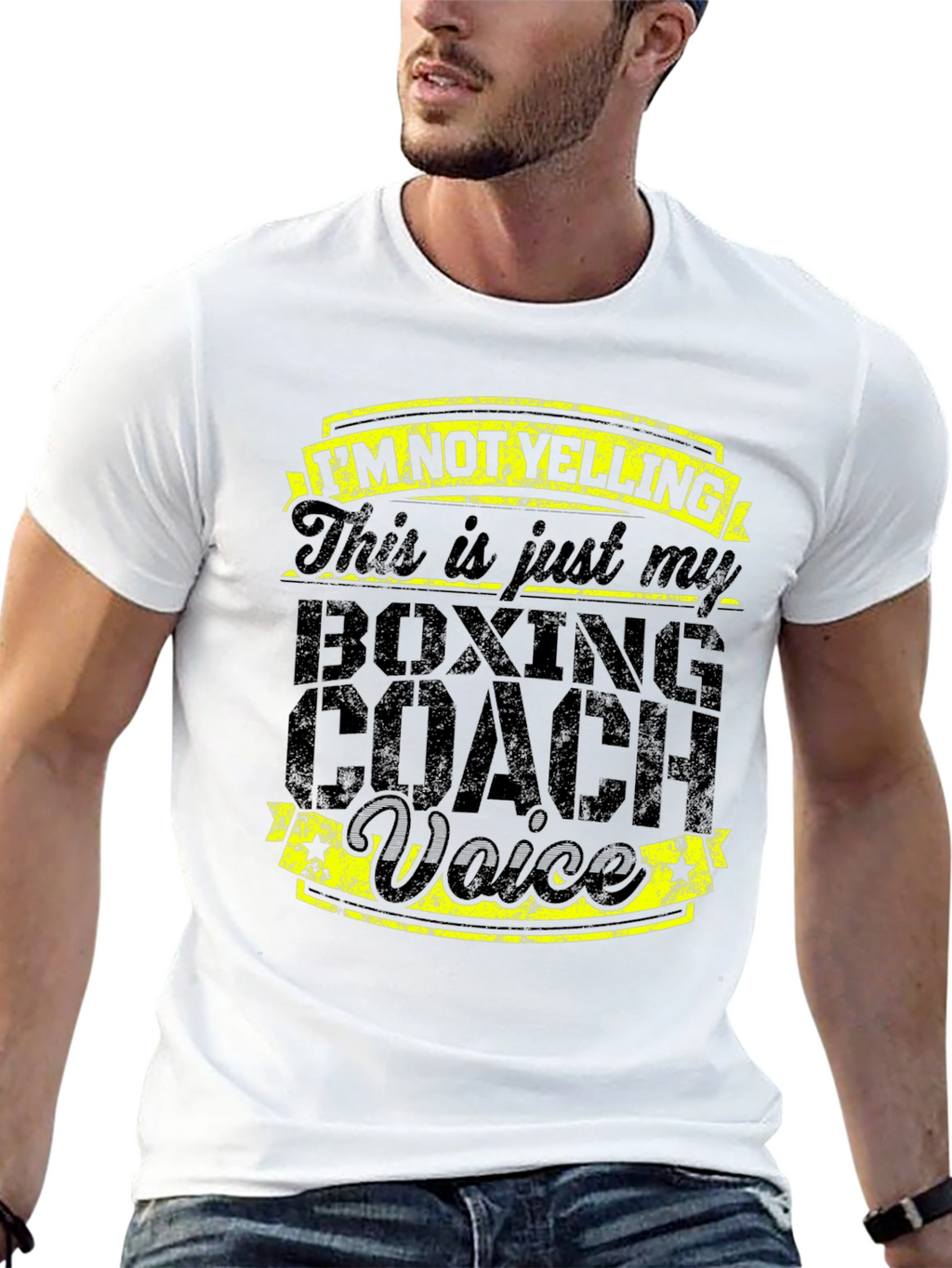 Boxing Coach Voice Graphic T-Shirt