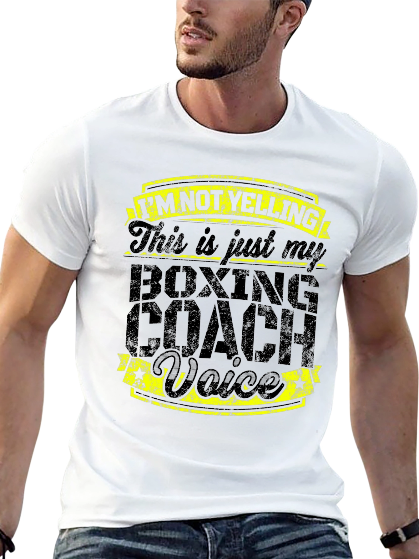 Boxing Coach Voice Graphic T-Shirt