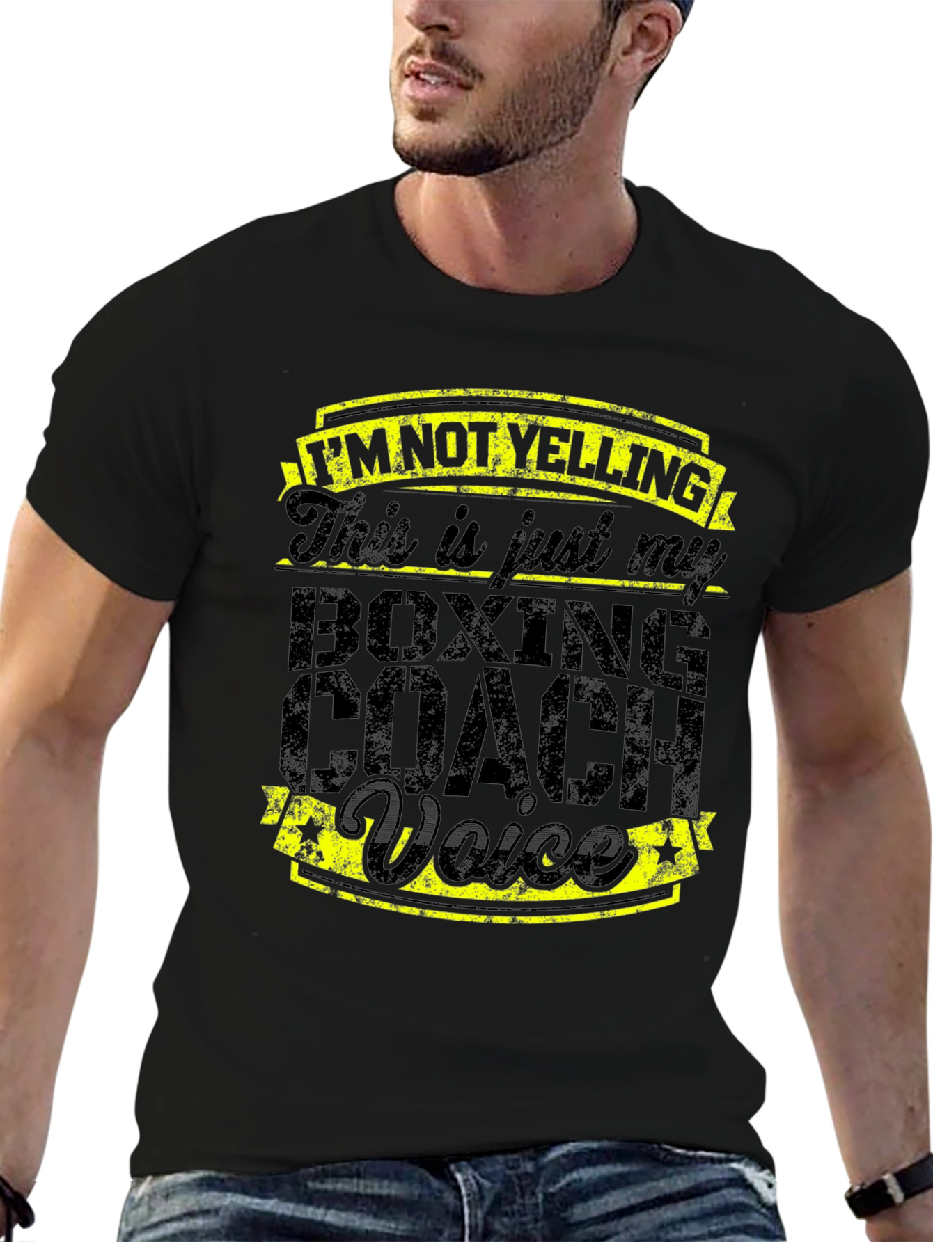 Boxing Coach Voice Graphic T-Shirt