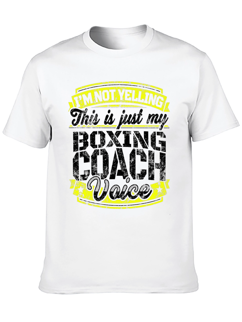 Boxing Coach Voice Graphic T-Shirt
