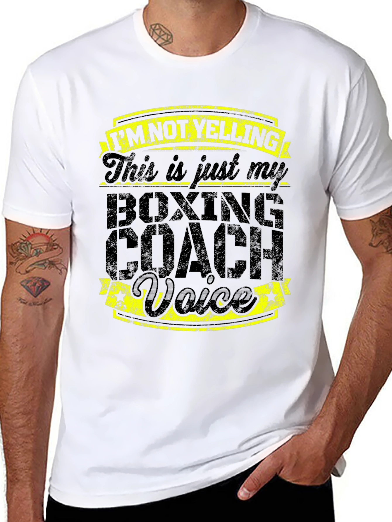 Boxing Coach Voice Graphic T-Shirt