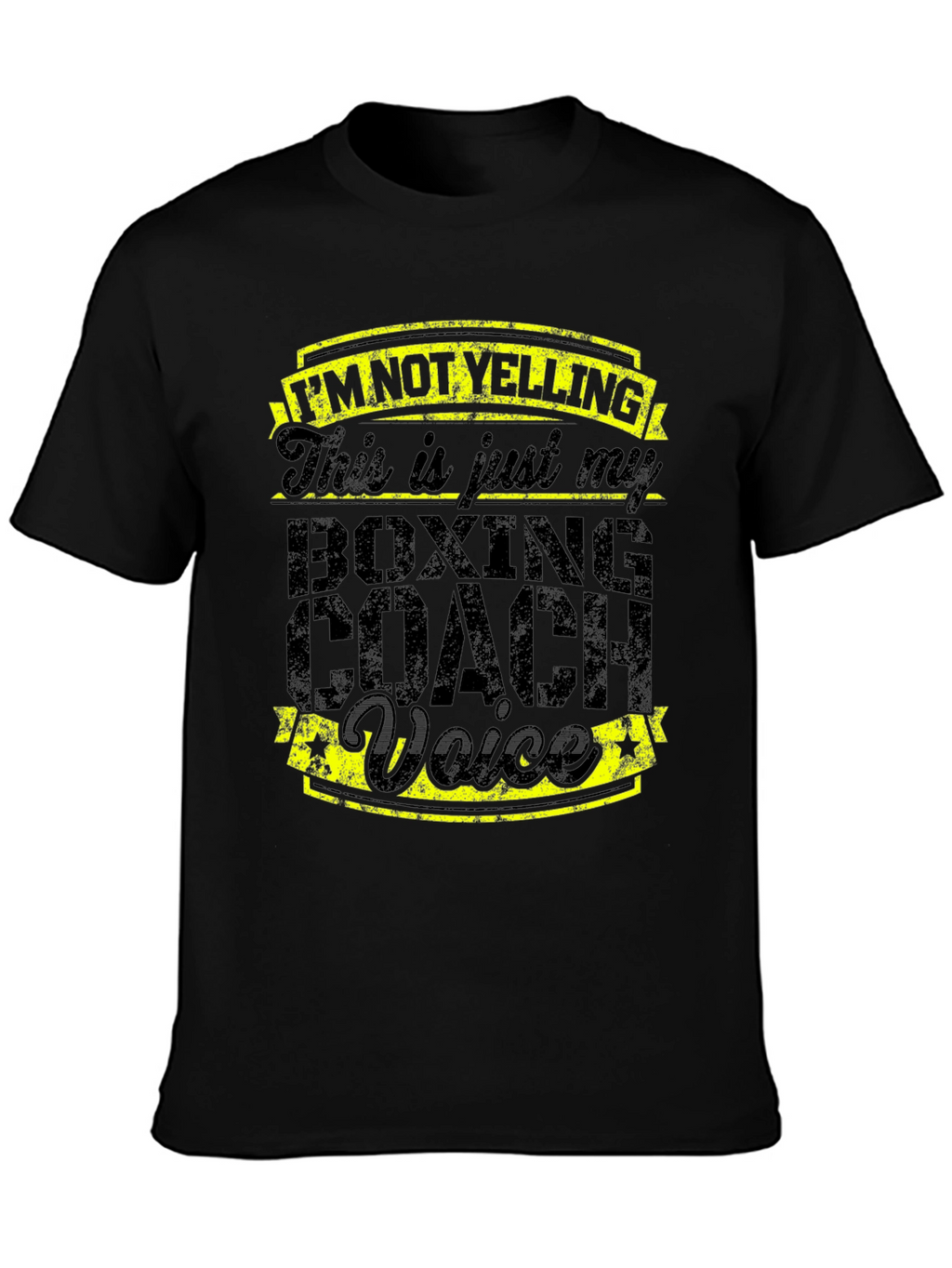 Boxing Coach Voice Graphic T-Shirt