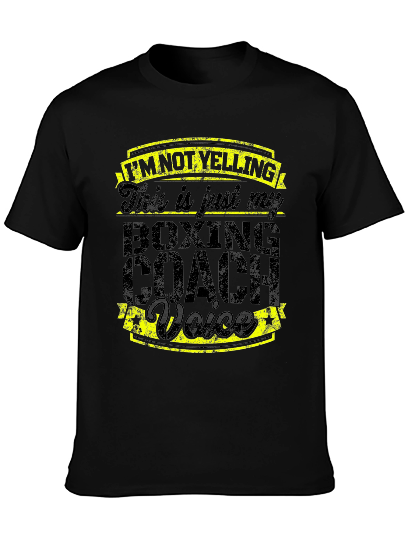 Boxing Coach Voice Graphic T-Shirt